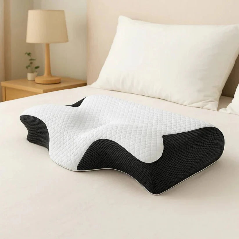 Ergonomic Neck Support Pillow with Adaptive Foam for Comfort
