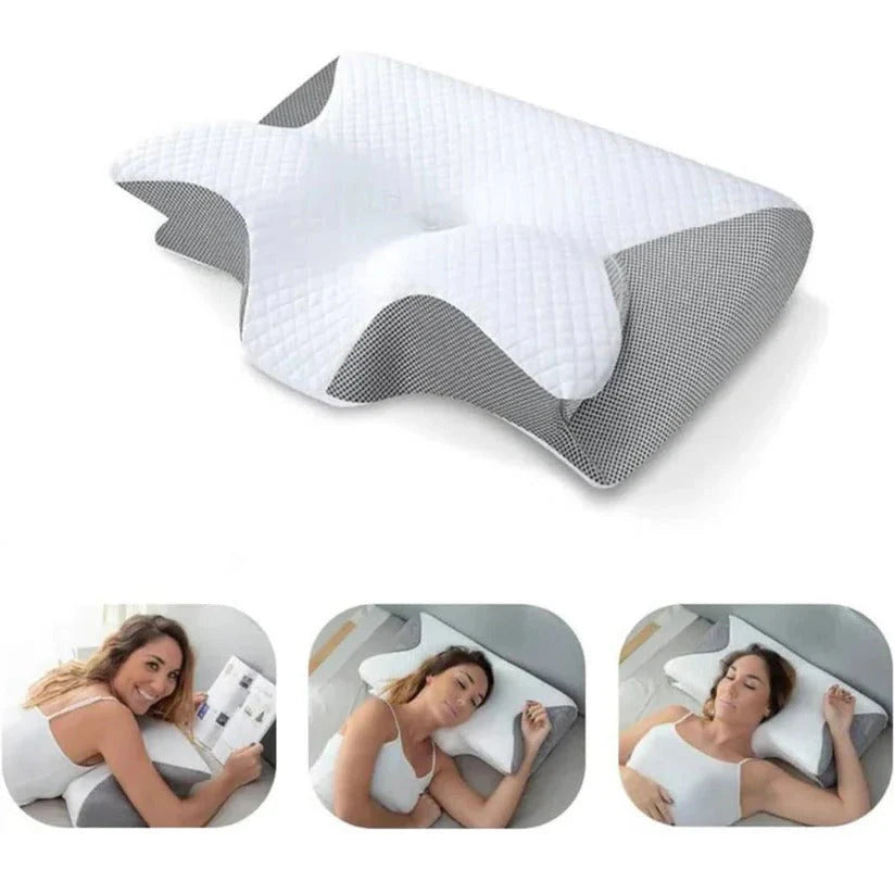 Ergonomic Neck Support Pillow with Adaptive Foam for Comfort